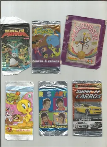 pacotinhos figurinhas 