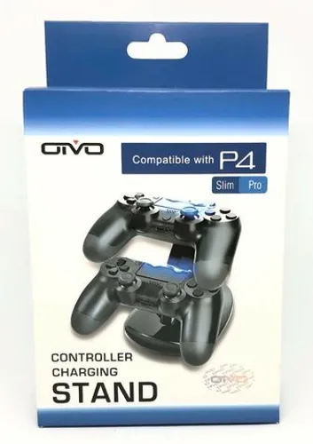 Carregador Duplo Slim Pro Ps4 Playstation 4 Base Dock Controle Sony Novo na Caixa