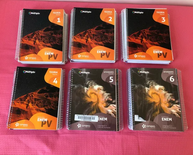 Livros Pré-Enem e vestibulares NOVOS