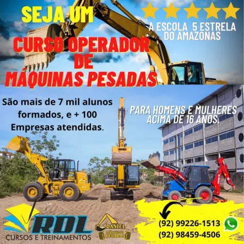 Curso de Operador de Máquinas pesadas