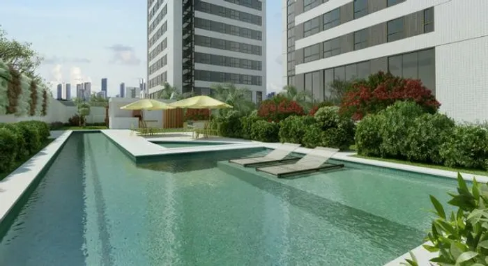 Beach class Jaqueira - flat com 1 ou 2 quartos no bairro de parnamirim, realize seu sonho