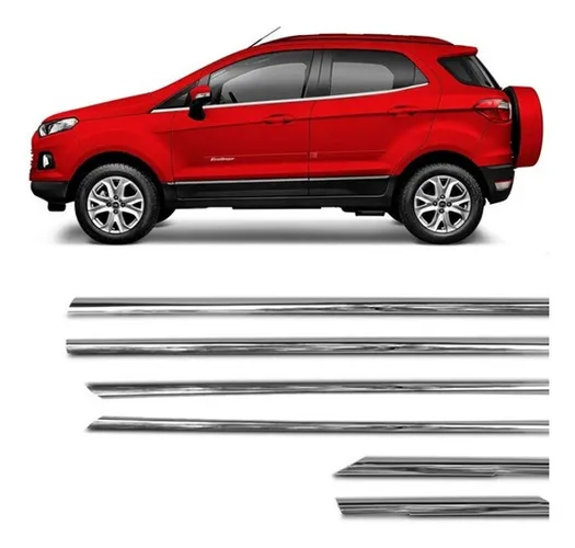Friso Janela Pestana Cromado Ford Ecosport - Sem instalação