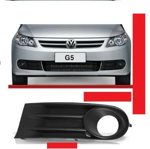 Grade de Parachoque Farol milha Gol Saveiro Voyage g5 Com Milha / Sem Milha grwqb wtutv