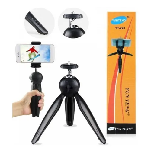 Mini Tripé Para Celular Câmera Webcam Universal Suporte