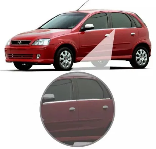 Pestanas cromadas para todos os carros! Palio Toro Ecosport Fiesta Celta Hr-v Etc