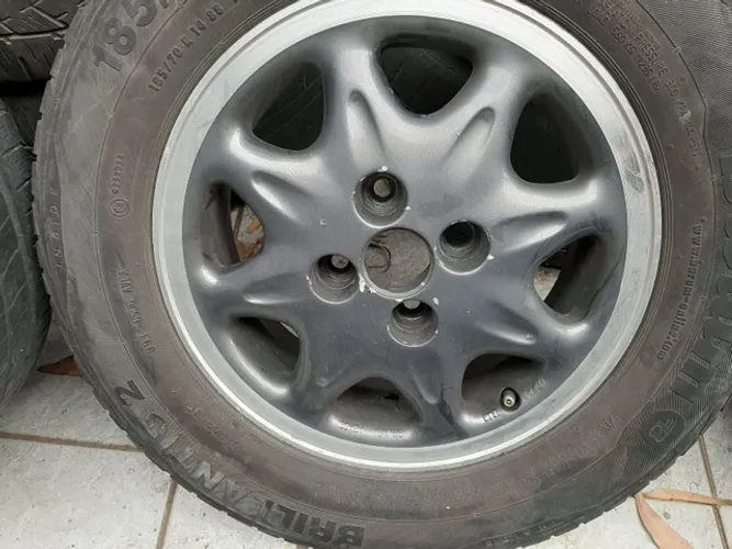 Roda aro 14 Renault Twingo grafite original 4x100