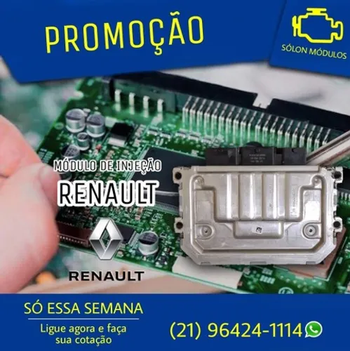 Módulo de injeção SANDERO LOGAN 3 CILINDROS