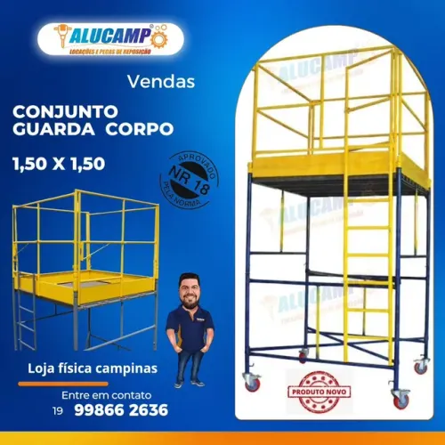 Vendas de Guarda corpo metálicos para andaimes 