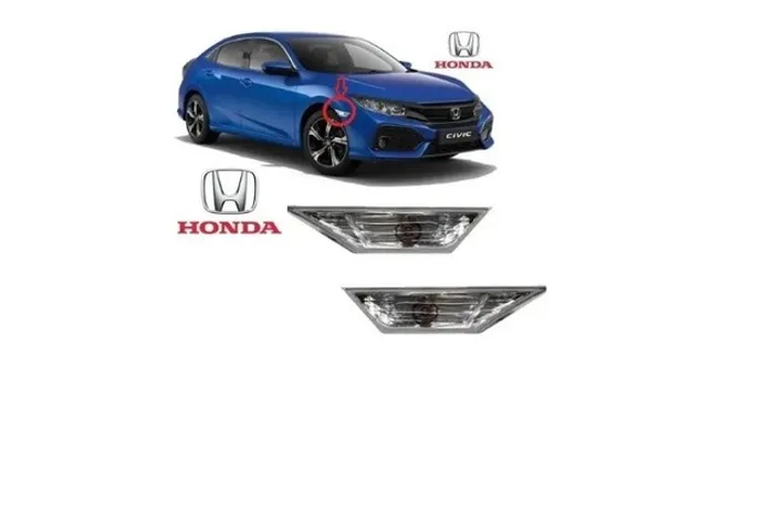 Par Pisca Seta Paralama Honda Civic G10 2017 a 2021 