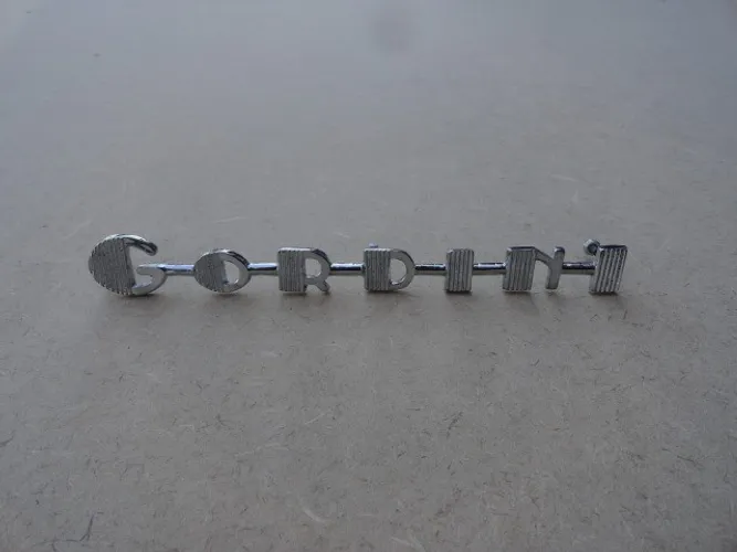 Emblema Lateral Gordini Novo Metal Cromado