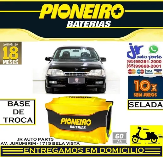 Bateria Pioneiro 60Ah Chevrolet Omega 12v