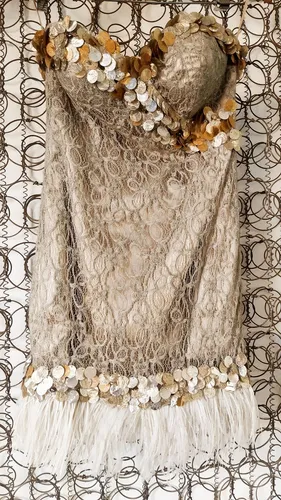 Vestido de festa luxo Alphorria tomara que caia