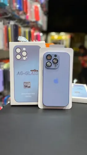 Case IPhone AG Glass Fosca iPhone 11 12 13 14 15 Várias Cores