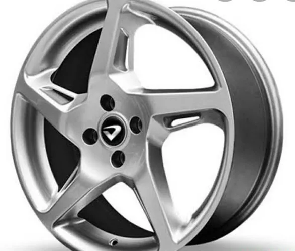 Roda aro 17 Volcano Rocket Prata Volkswagen Gol 4x100 jogo 
