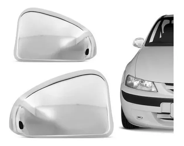 Kit Aplique Cromado Retrovisor Chevrolet Celta 2000 à 2006