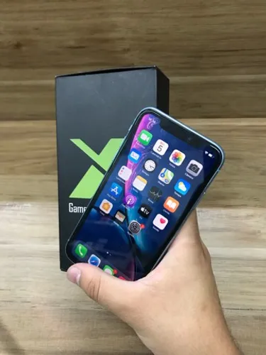iPhone XR azul com garantia // sucesso é hoje aproveite
