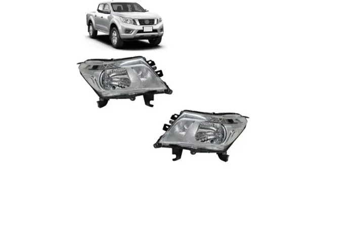 Par Farol Cromado Nissan Frontier 2017 2018 a 2021 Sem Led 