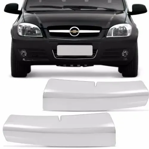 Friso Cromado Grade Chevrolet Celta Prisma Aplique 07 /