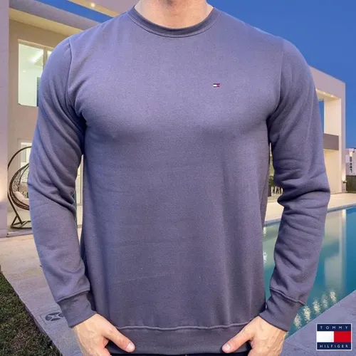Moletom Gola Careca Tommy Hilfiger 