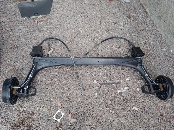 Eixo Traseiro Cubo Roda Vw Gol G5 1.0  