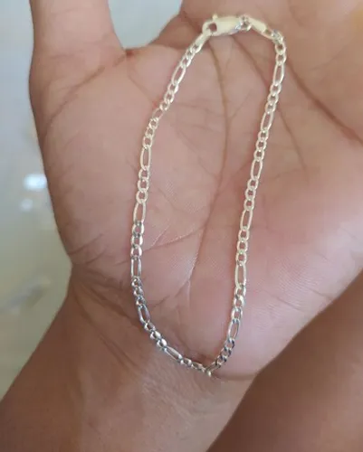 Pulseira masculina modelo 3x1 prata 925 legítima