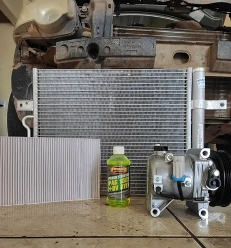 Refrigeração automotiva / carga de gás