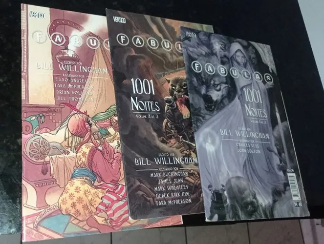 Fábulas 1001 noites completa em 3 edições.