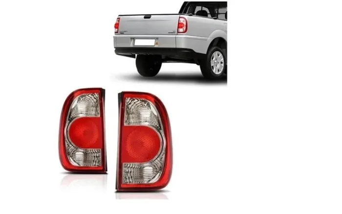 Par Lanterna Traseira Cristal VW Saveiro G4 2006 a 2011 