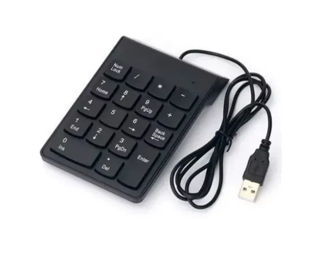 Mini Teclado Numérico Portátil Usb 18 Teclas