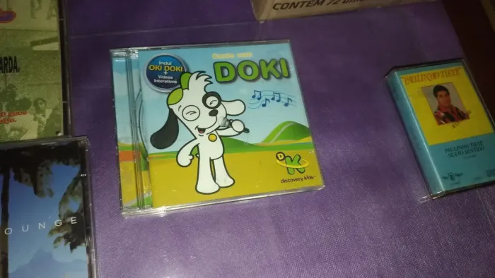CD Cante com Doki Discovery Kids, bom estado. E outros.
