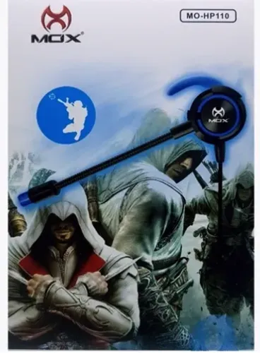 Fone de Ouvido Sem Fio Gamer Mox MO-HP110 com Microfone 