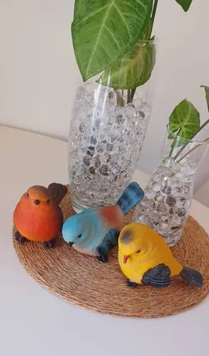 Trio Pássaros Tok Stok