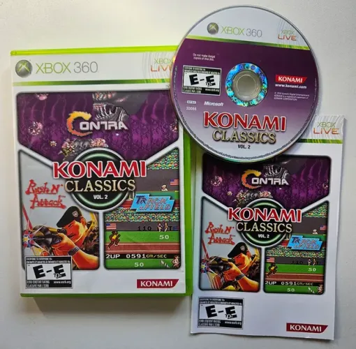 Jogo Konami Classics vol 2 Xobx 360 original seminovo