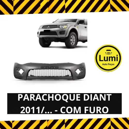 Parachoque L200 2011/... S/Furo - NOVO 