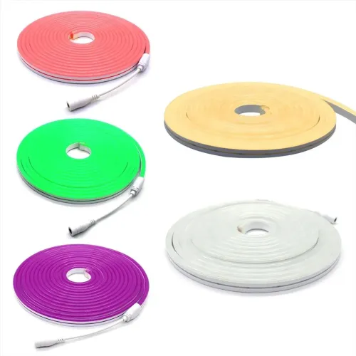 LED Neon 5m cores diversas 