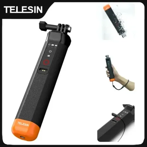 Bastão flutuante com controle Bluetooth para Gopro Hero 8,9,10,11 e 12 