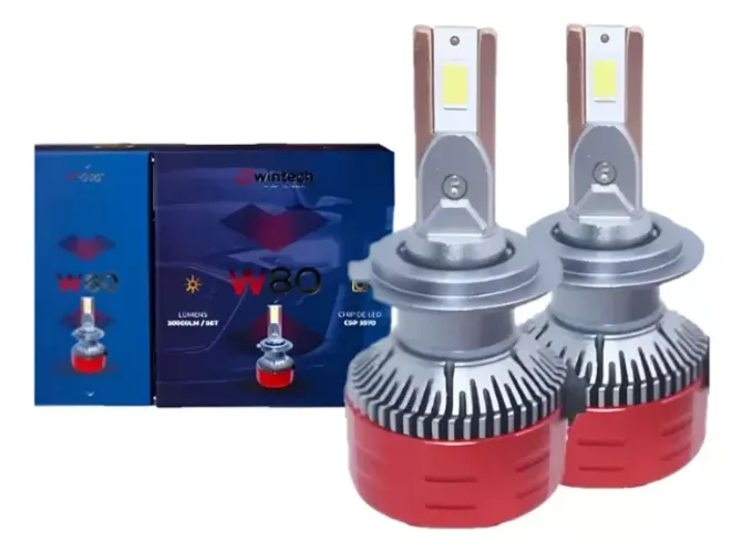 Lampada ultra led automotiva 30.000lumens 6000k 160W H1 H3 H4 H7 H8 H9 H11 HB3 HB4 H27 HB5