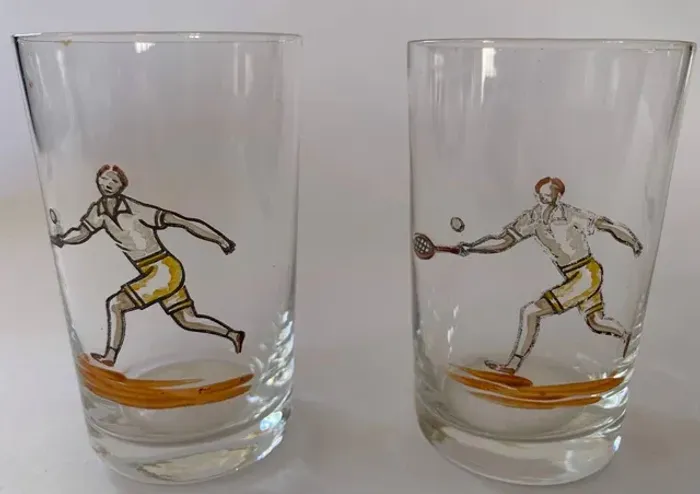 4 Copos Cristal Shot - Déc. 60