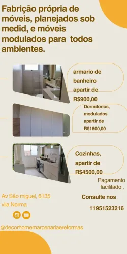 Cozinha modulada