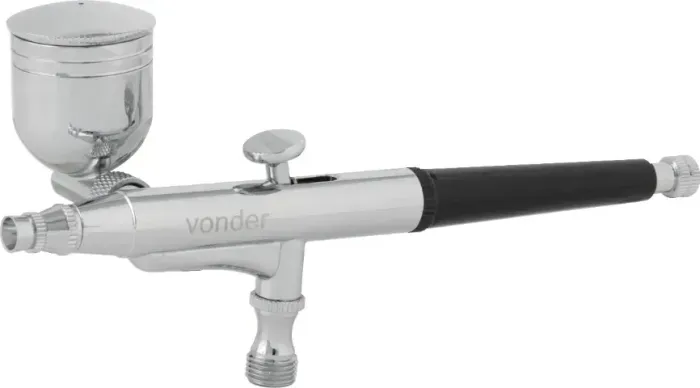 Aerógrafo com acessórios, 15 peças, VONDER