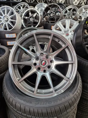 Jogo de rodas HRS 256 EXCLUSIVAS aro 15 - 4x100 e 4x114 - NOVAS