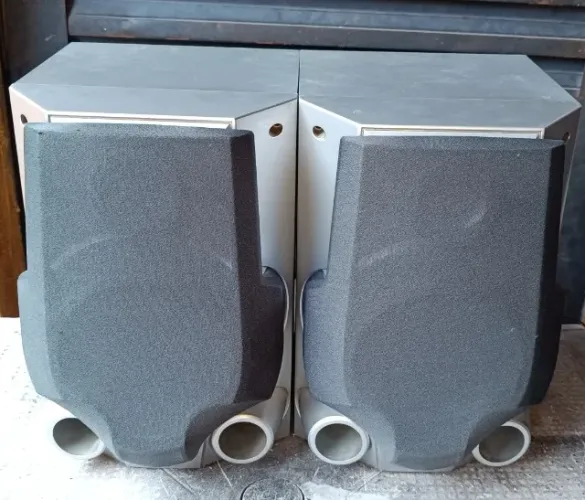 Caixas De Som Philips Fb-390c19 Par 6 Ohms Funcionamento Perfeito