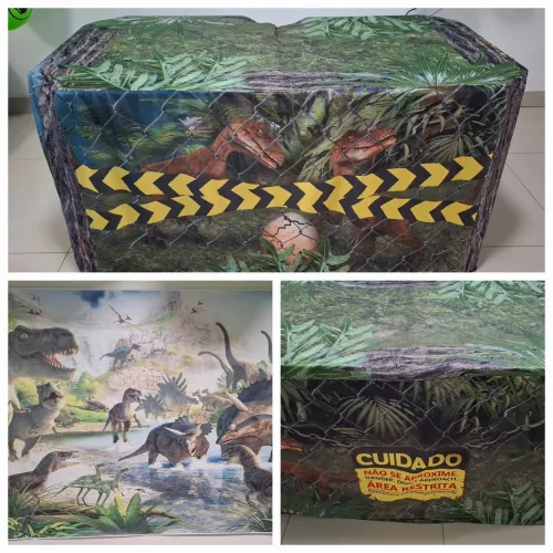 Painel e toalha de mesa Dinossauro 