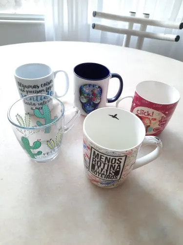 Canecas personalizadas para café e decoração