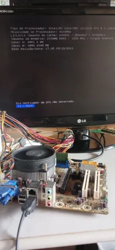 Kit Placa-mãe i3 2400 4gb ram 