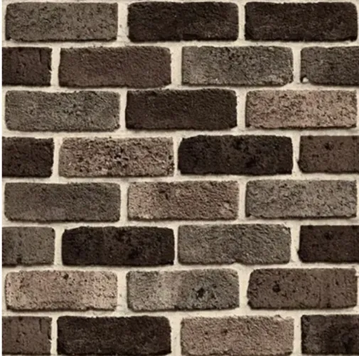 Papel de parede vinílico tijolinho