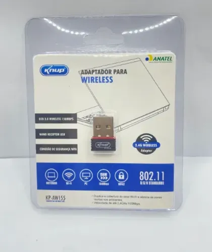 ADAPTADOR PARA WIRELESS KP-AW155 - MUNDO DA MUSICA