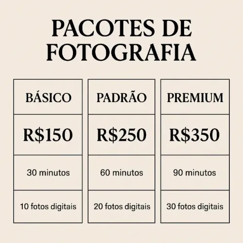 Fotos profissionais!