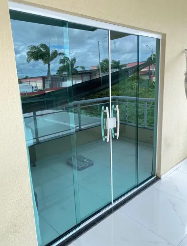 Porta de vidro temperado padrão 