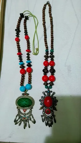 Dois Colares Indianos Original E Peças Exclusivas!